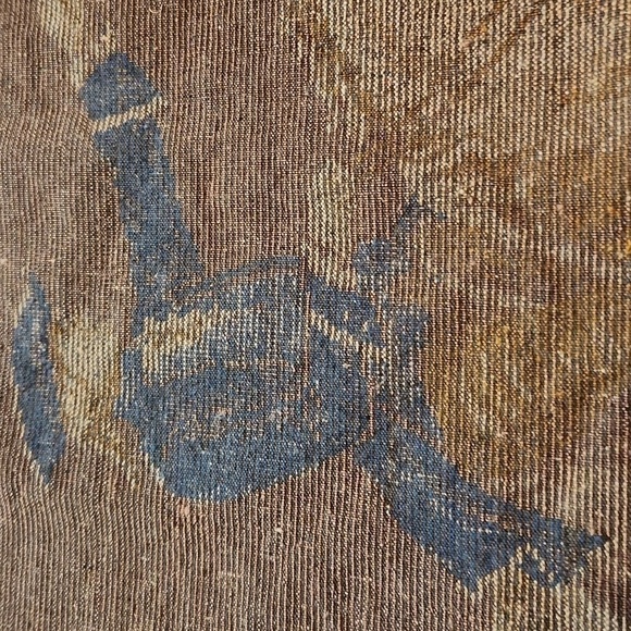 Mid Century Tapestry with Fringe Revolutionary War - Picture 8 of 8